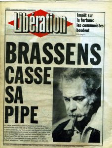 brassens casse sa pipe