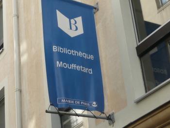 Bibliothèque du 74 rue Mouffetard, en lieu et place de La Mouffe (photo DR)