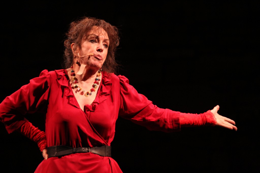 Yvette Théraulaz, formidable actrive, e=redoutable féministe (photo Catherine Cour)