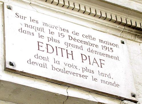 Piaf, née comme tout le monde à la maternité