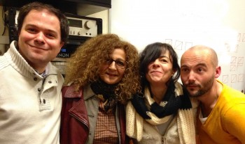 Mathias Vincenot, Juliette Solal, Clarika et Thierry Cadet (photo MIchel Kemper)