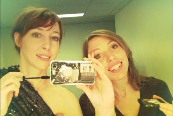 Les soeurs Jeanne et Liz Cherhal (autoportrait)