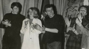 Au sein de la troupe Duk, avec Bernard Oulion, qui va bientôt devenir Bernard Lavilliers (DR)