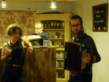 Corentin Coko, à l'accordéon (photo Claude Fèvre)