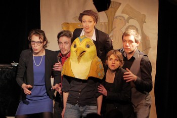 Zofia Rieger, Jeanne Vimal, Matila Malliarakis, Nathalie Bourg, Clémentine Lebocey, Solange Wotkiewicz, Alain Carbonnel (photo Mathilde Michel)