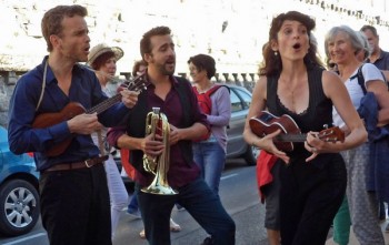 Au sortir de la salle (photo Catherine Laugier)