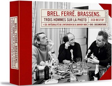 Brel, Brassens, Ferré : la rencontre au sommet enfin disponible sur disque