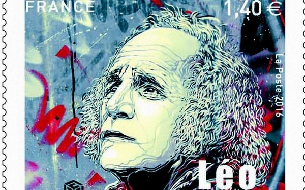 Le timbre édité par La Poste le 12 septembre dernier,  à l'occasion des 100 ans de Ferré