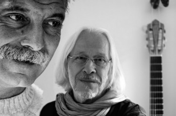 Georges Brassens et Joël Favreau (montage photos DR)