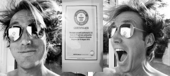 Le Guiness-book qui atteste le Record du monde de Gérard Genty (DR)
