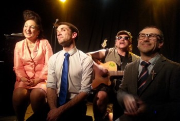 Stef !, Lucas Lemauff, Gilles Roucaute et Nicolas Bacchus (photo Michel Kemper)