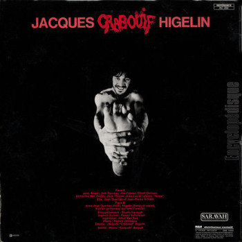 HIGELIN Crabouif 1971 verso