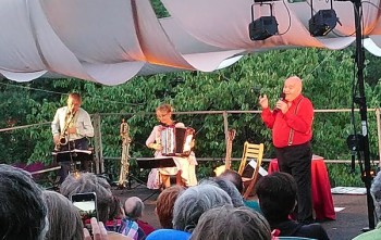 Gérard Morel à Pourchères (photos Babette Richard)