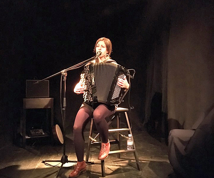 Louise O'sman à Avignon, 2019 Photos ©Sarah Adamntiadis