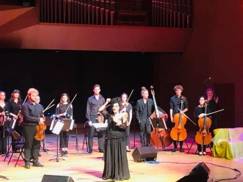 Sapho & l'orchestre conservatoire FCF Aix ©Fr. Cauwel