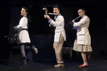 Les Bisons Ravis : Belle, Paul et Marie (photo de presse non créditée)