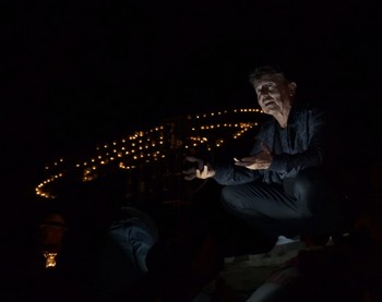 Jaulin et les bénévoles en clôture de la chandelle (photos Corentin Leblanc)