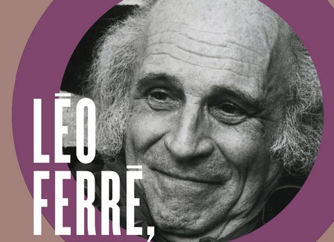 Détail de la couverture du livre "Léo Ferré, l'archipel" (photo Pascal Lebrun / Collection privée Jean-Paul Liégeois)