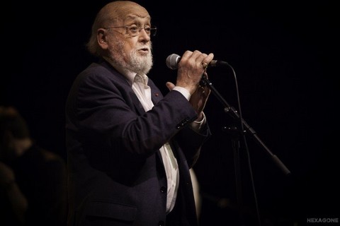Jean-Michel Boris lors de la soirée "NosEnchanteurs" de mars 2015 (photo David Desreumaux/Hexagone)
