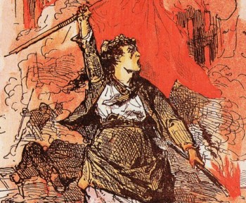 "Hey madame, qu'est-ce que tu fais / A c't'heure si loin d'ton foyer ? / Mais rien m'sieur, mais rien m'sieur / J'suis juste en train de fout' le feu"