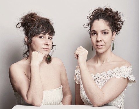 Coline Linder et Oriane Lacaille (photo Fabien Tijou)
