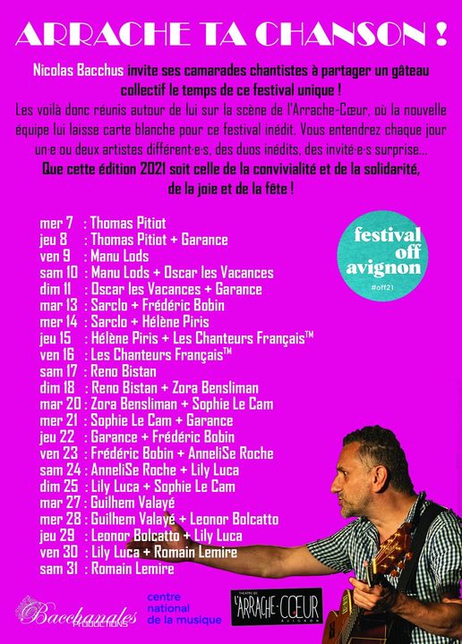 BACCHUS off 21 Arrache ta chanson