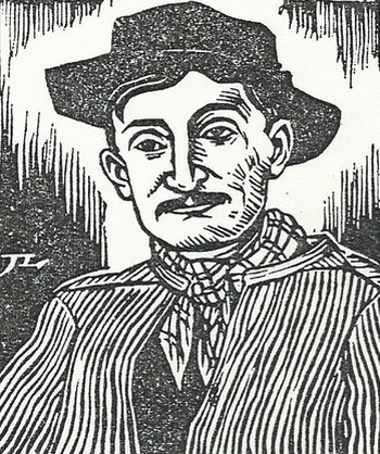 Gaston Couté (gravure Lebedeff)
