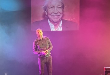 Sapritch disserte sur la chanson populaire (photos Marc Schaefer)