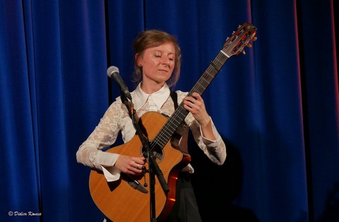 Mathilde Kaori la veille, lors du tremplin (photo Didier Kovacs)